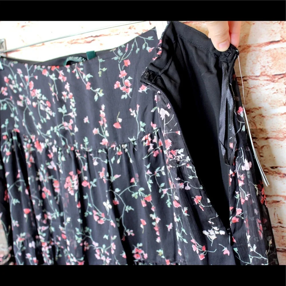 Lauren Ralph Lauren | Floral Tiered Peasant Skirt